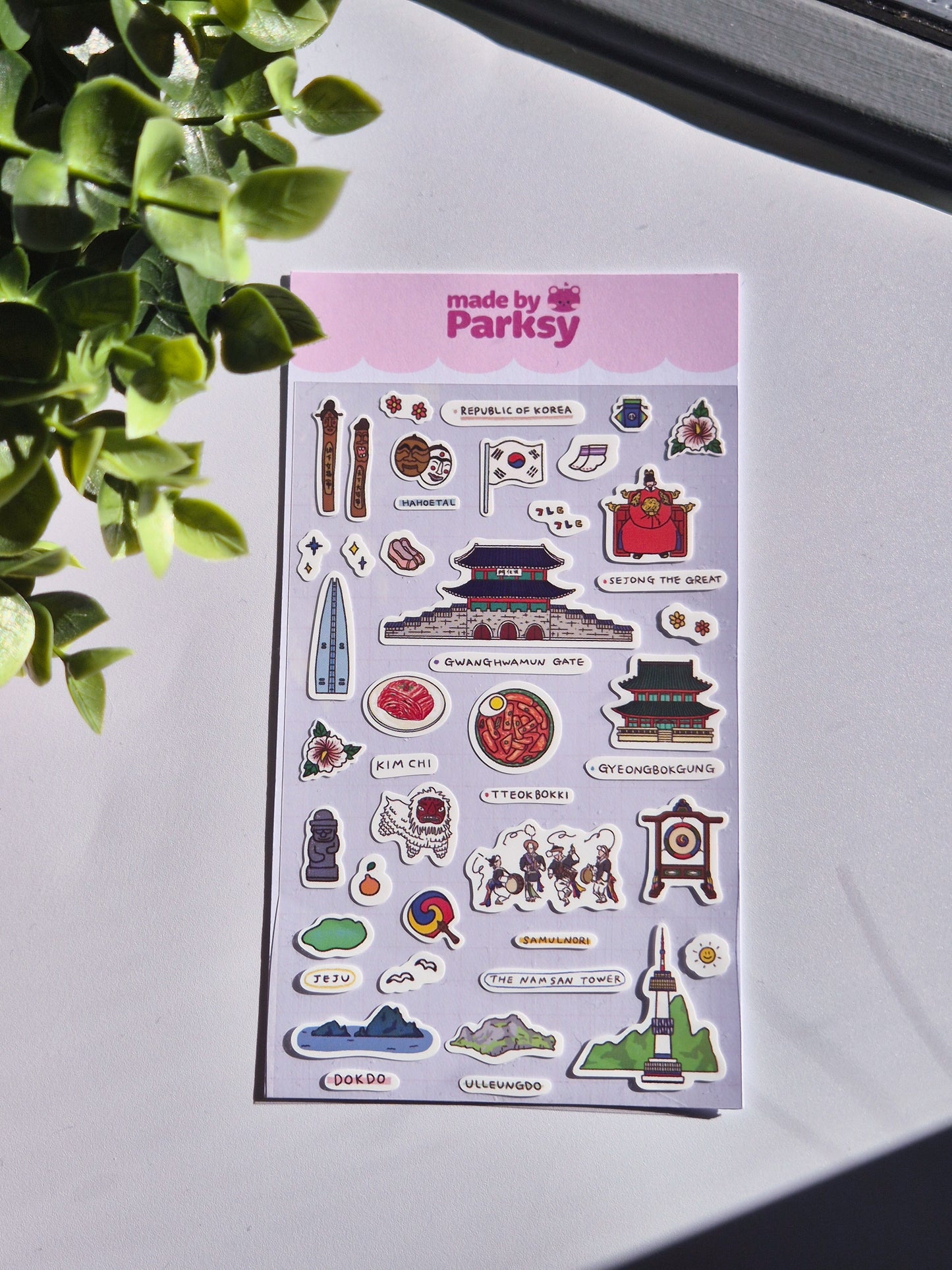 Korea Traveling 4 Sticker Sheet / s29