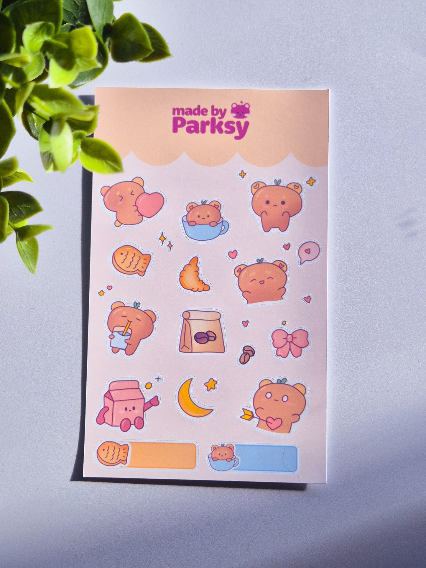 Cosy bakery 3 Korean Sticker Sheet / S59