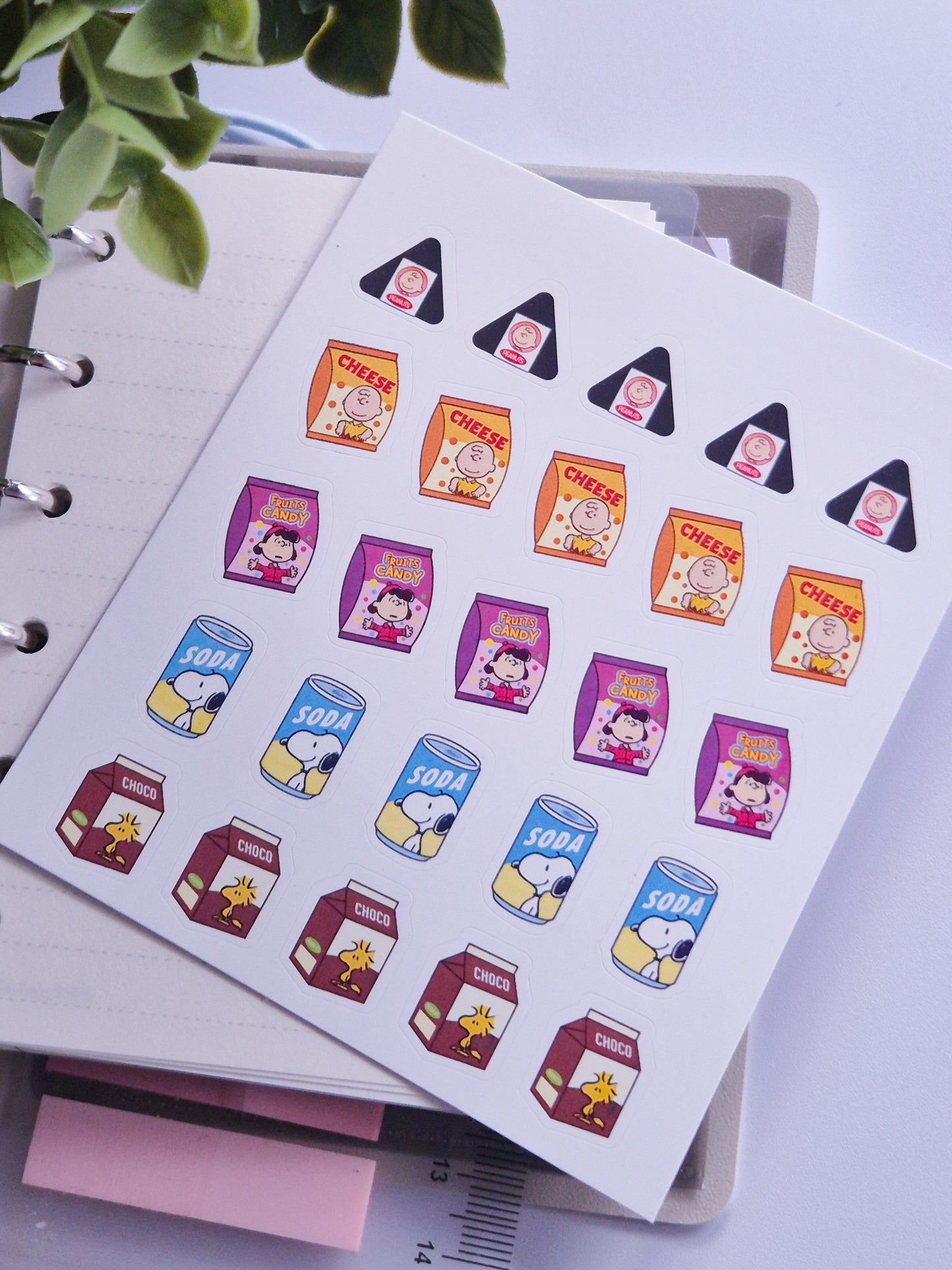 Snoopy 5 Korean Sticker Sheet / S52