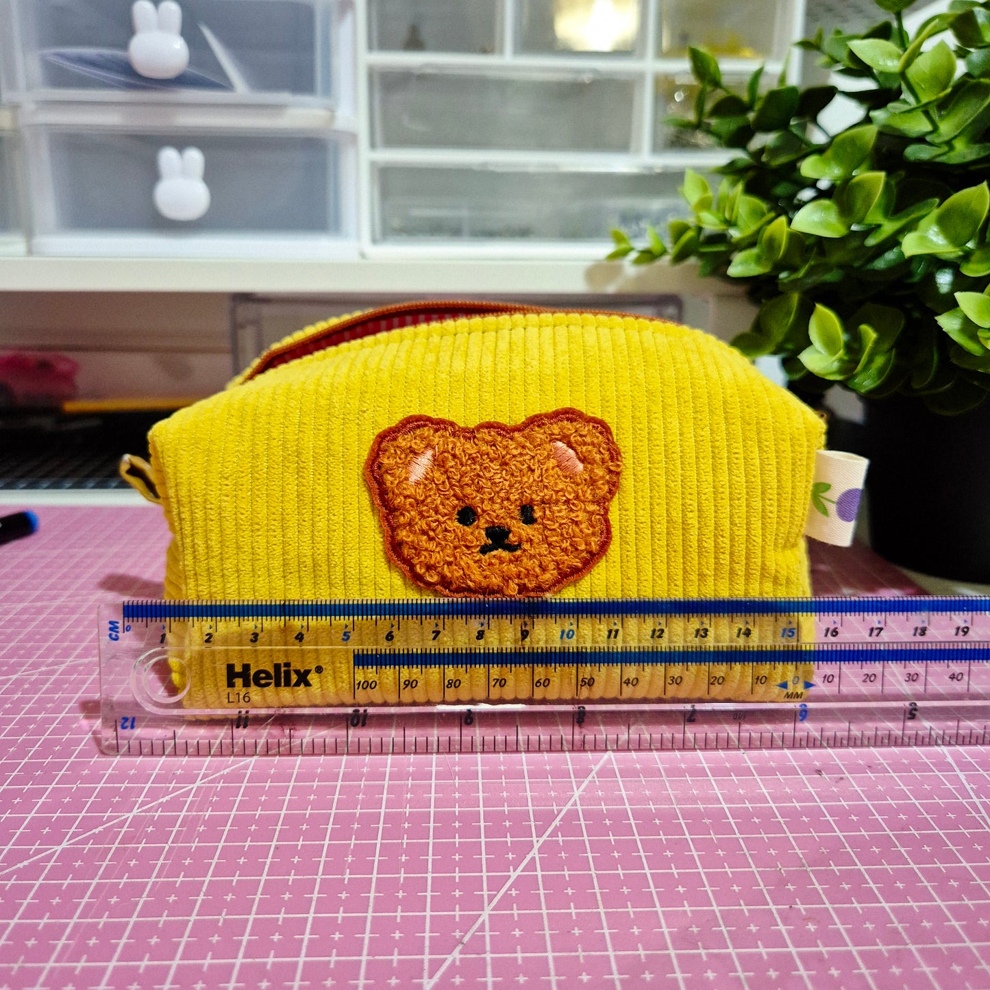 Fluffy Bear Makeup bag
