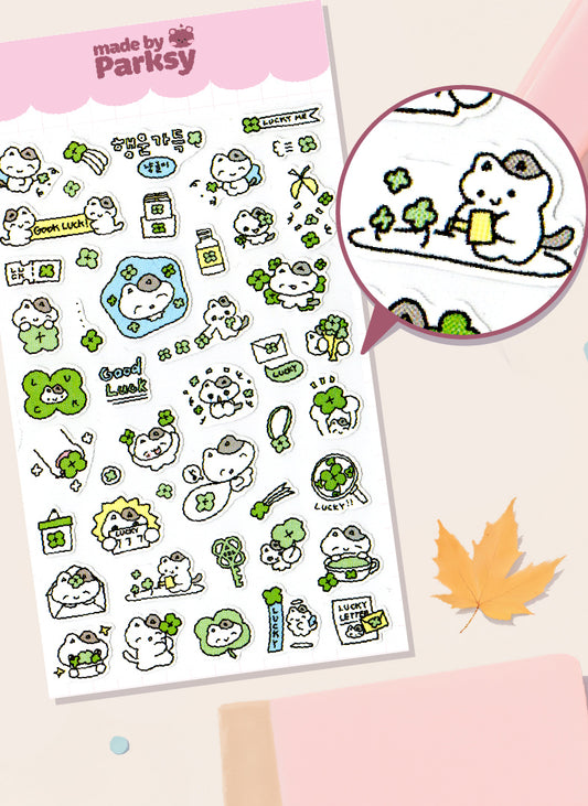 Hangul & Doodles 2 Korean Sticker Sheet / s38