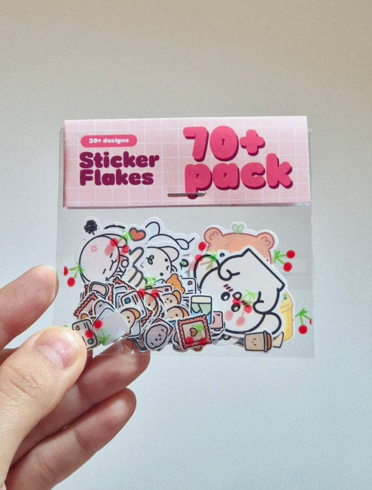 Sticker Flakes 70+ pcs
