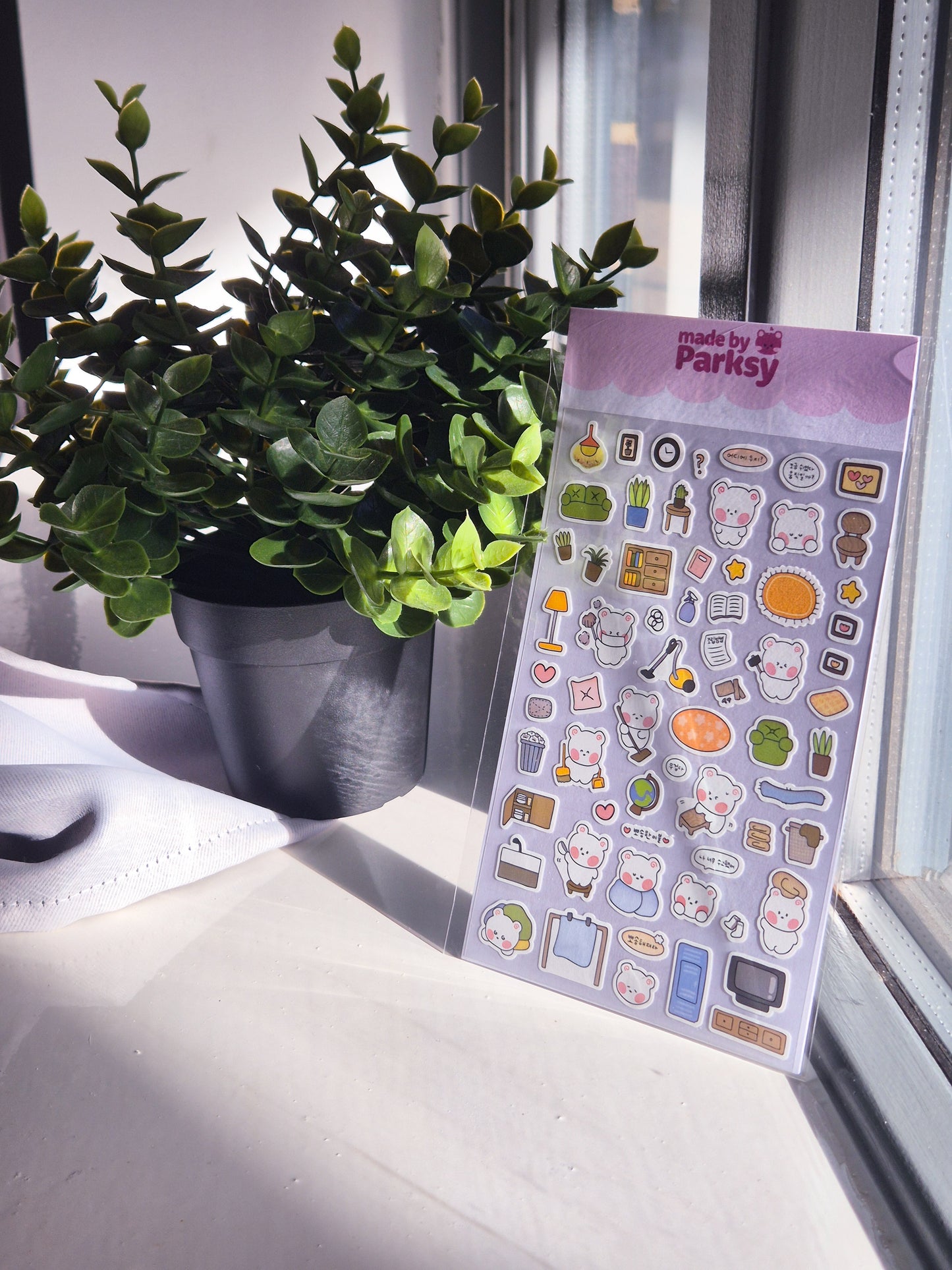 Journaling friends Korean Sticker Sheet  / s7