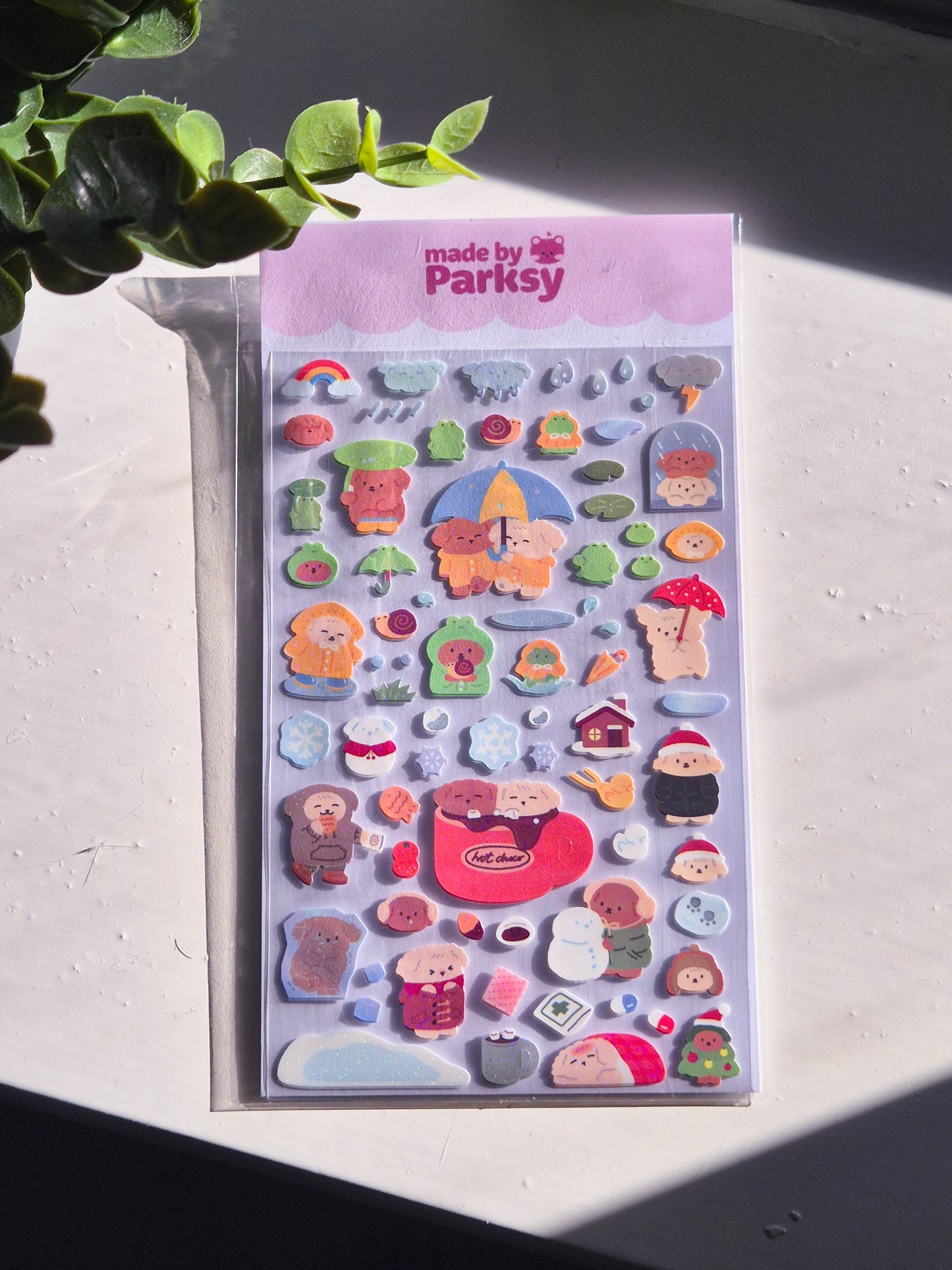 Journaling friends Korean Sticker Sheet  / s12