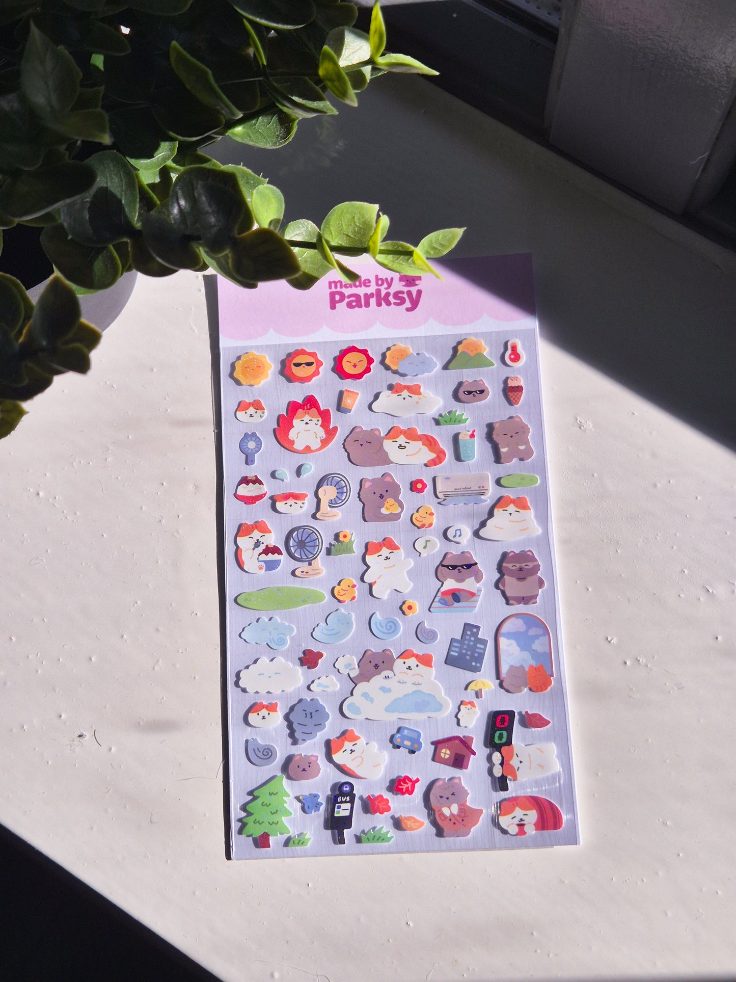 Kitty Friends Korean Sticker Sheet  / S46