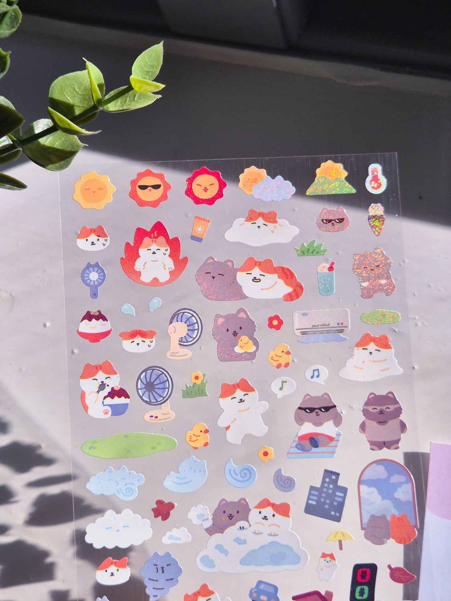 Kitty Friends Korean Sticker Sheet  / S46