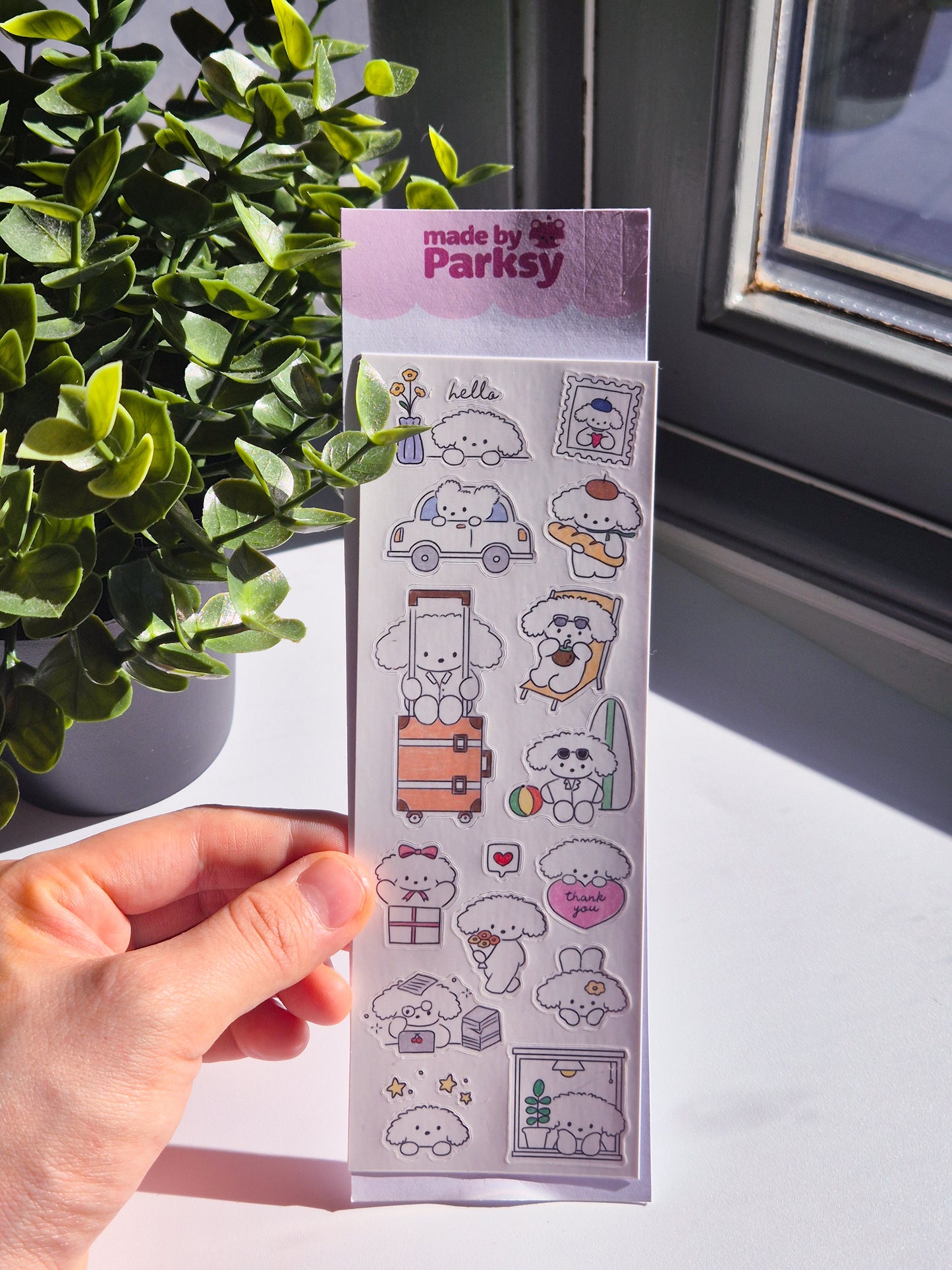 Puppies 2 Korean Sticker Sheet  / S57