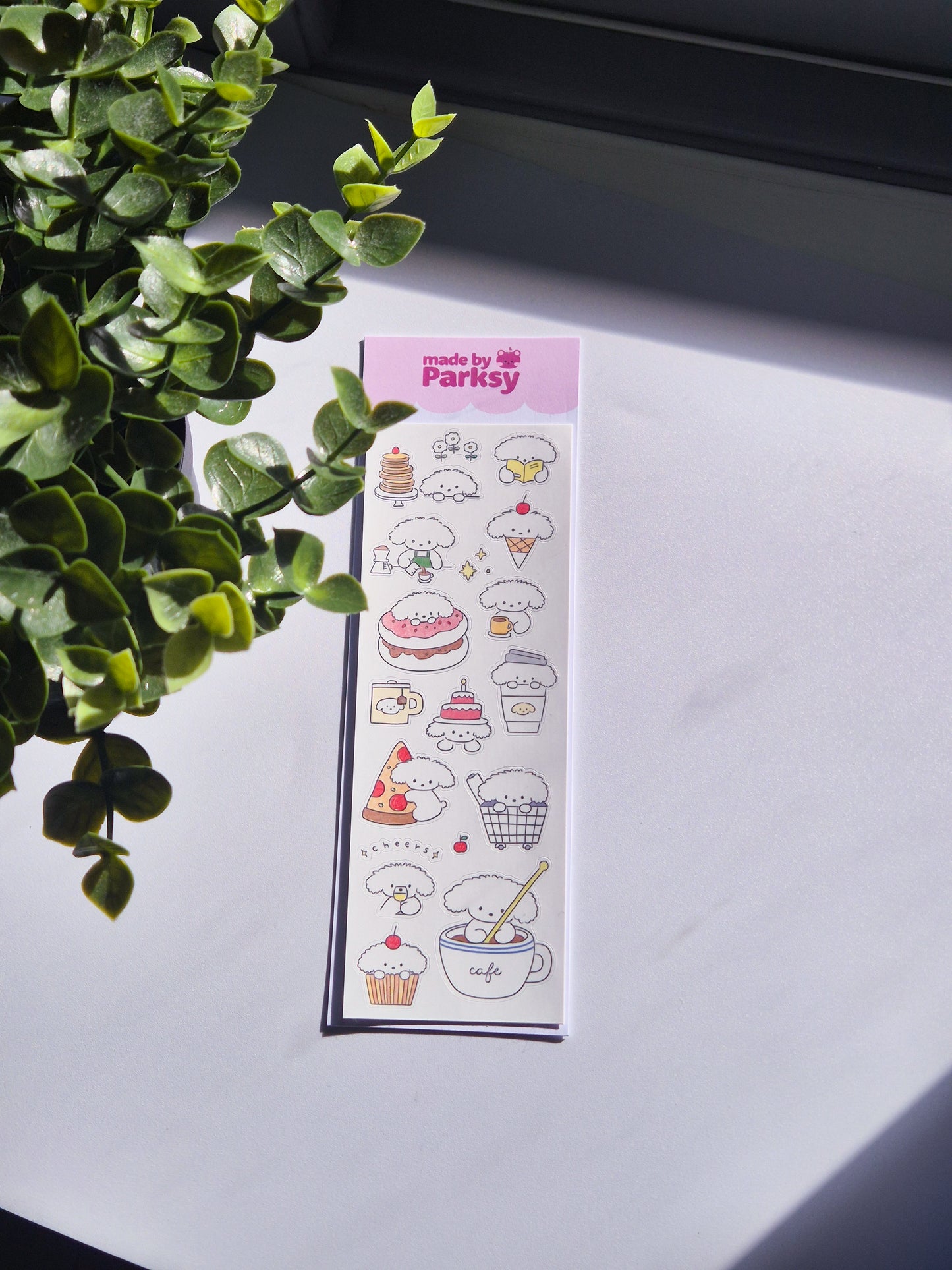 Puppies 3 Korean Sticker Sheet  / S58