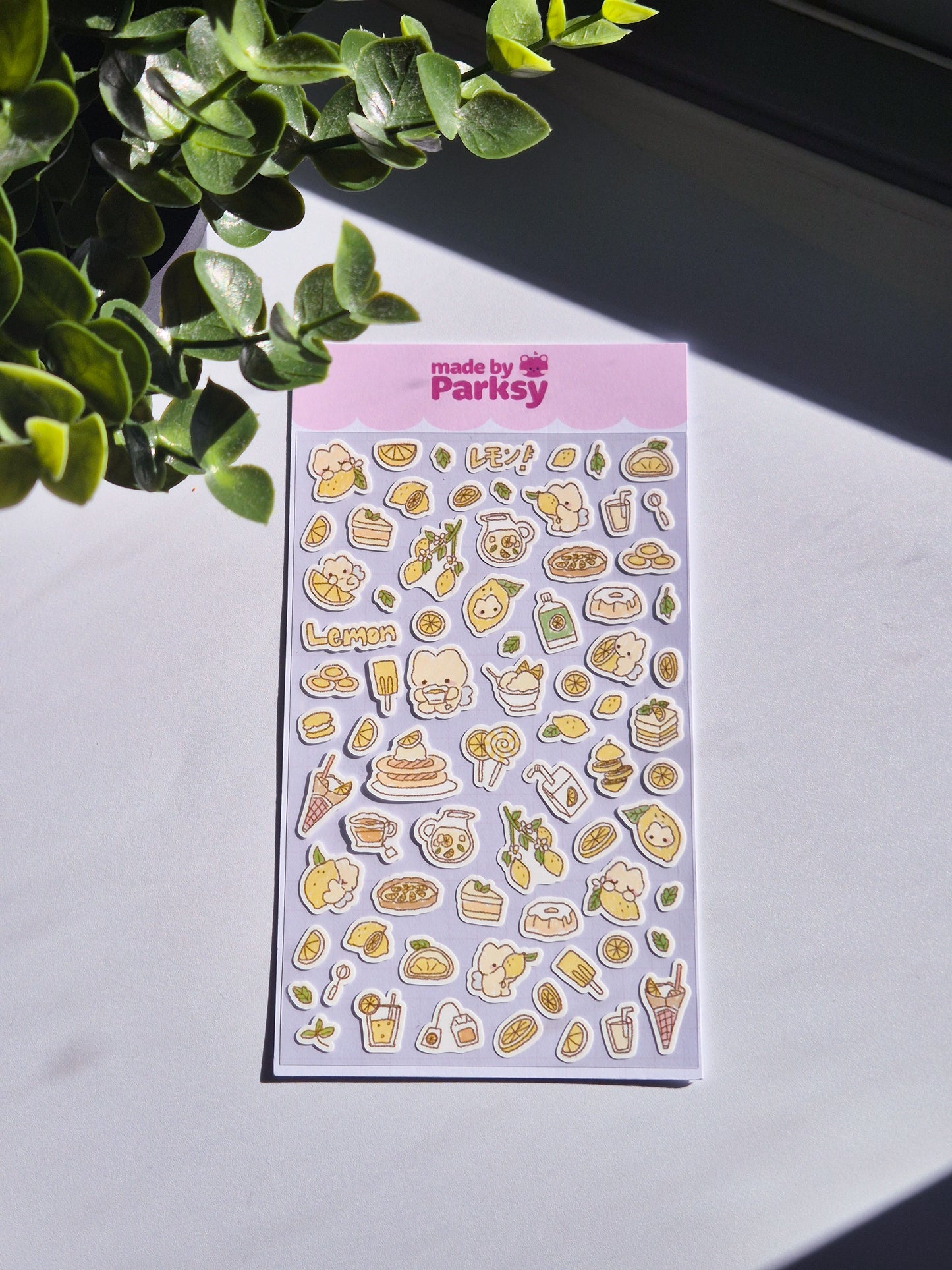 Journaling Lemon friends Japanese Style Sticker Sheet  / s15