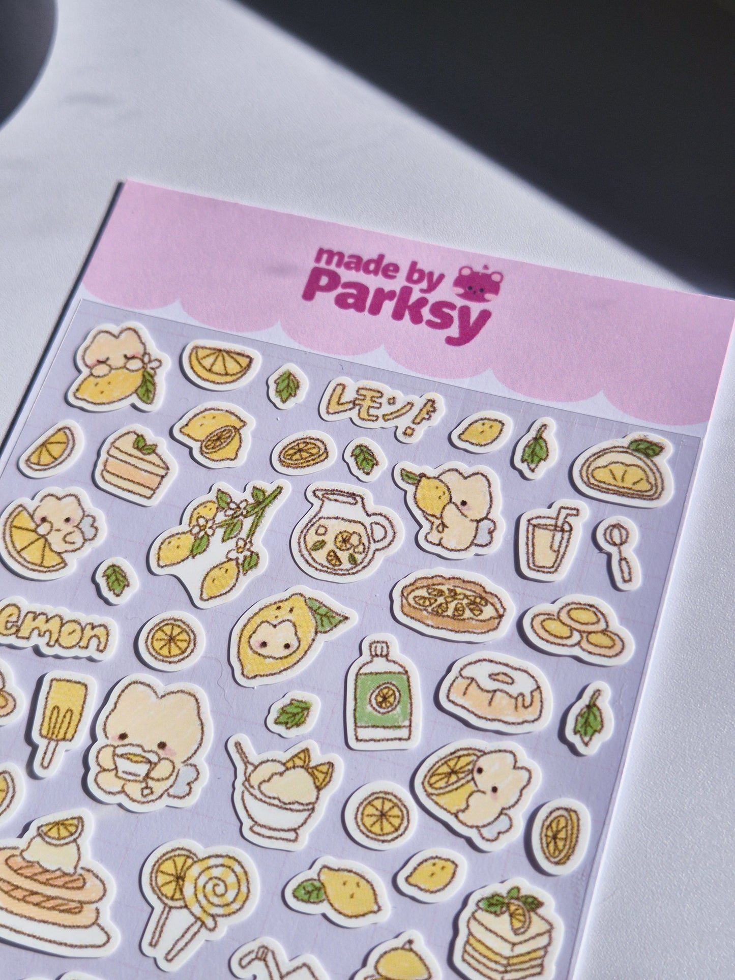 Journaling Lemon friends Japanese Style Sticker Sheet  / s15