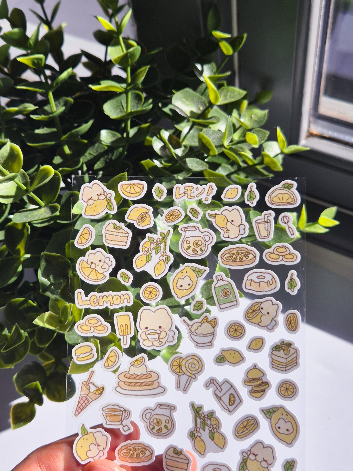 Journaling Lemon friends Japanese Style Sticker Sheet  / s15