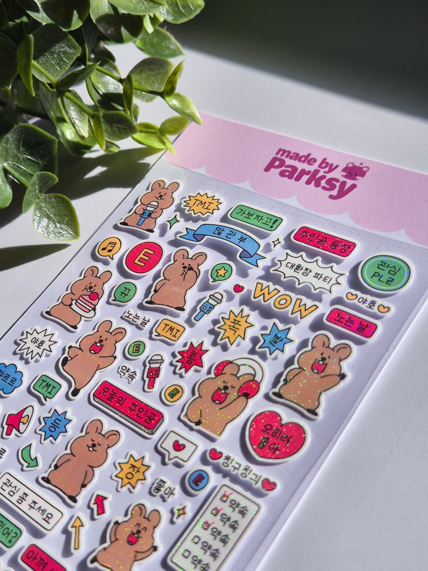 TMI Korean Sticker Sheet  / s42