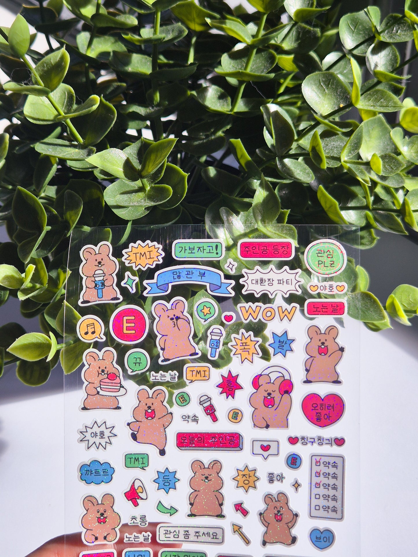 TMI Korean Sticker Sheet  / s42