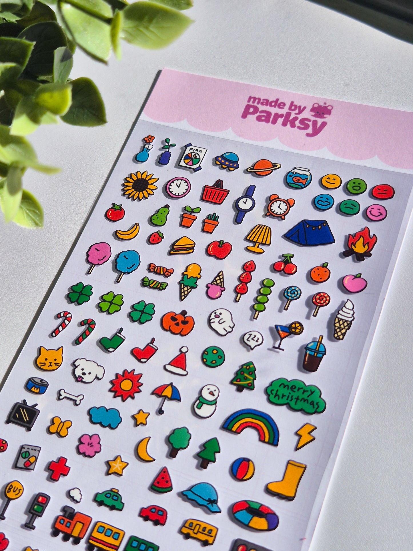 Journaling Essentials Korean Sticker Sheet  / s20