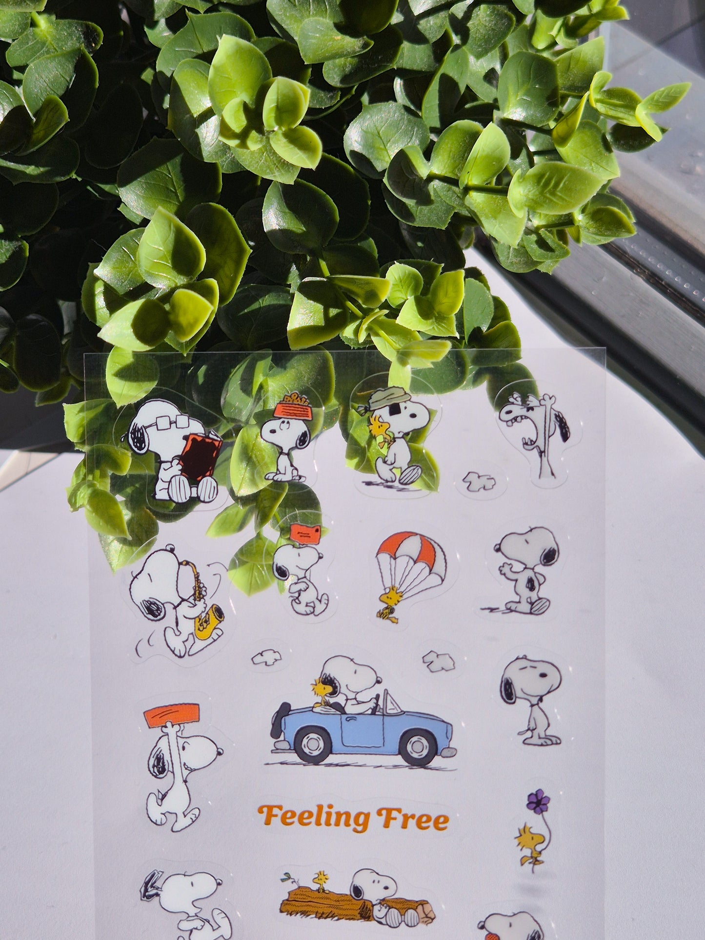 Snoopy 4 Korean Sticker Sheet  / S51