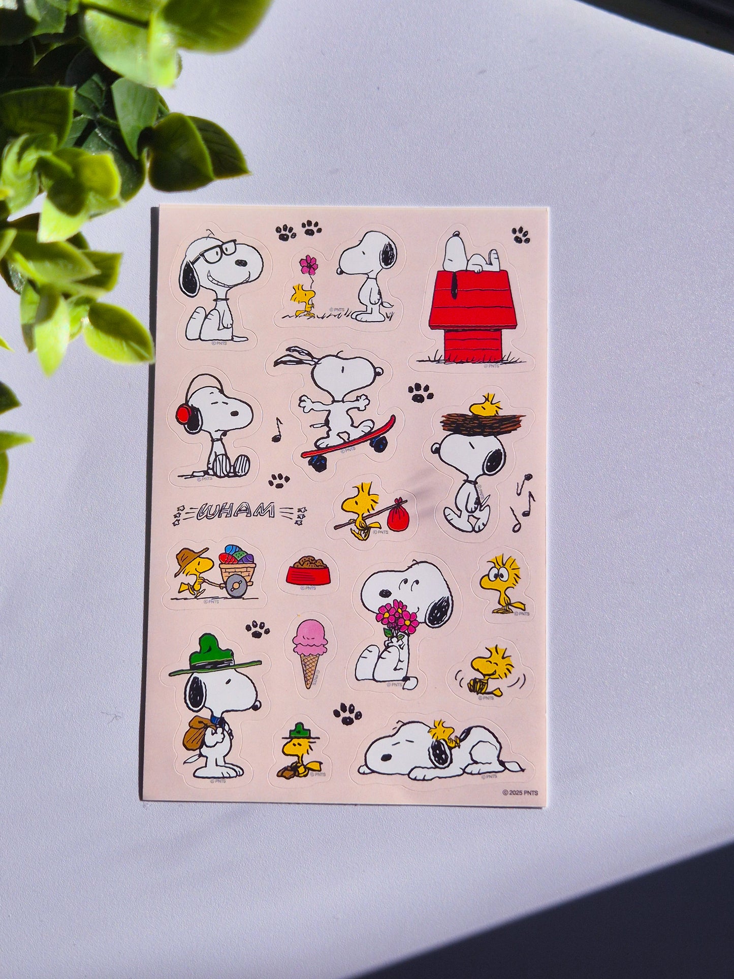 Snoopy 2 Korean Sticker Sheet  / S49