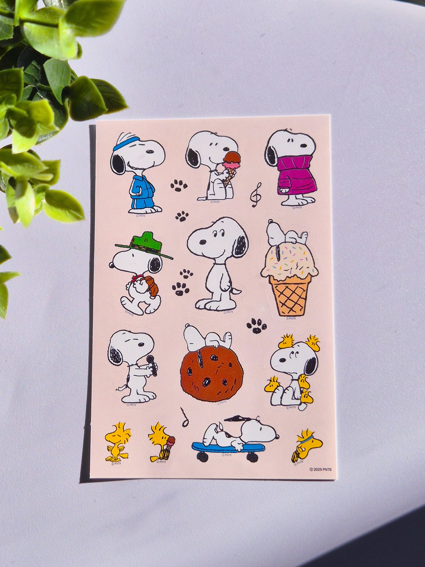 Snoopy 3 Korean Sticker Sheet  / S50