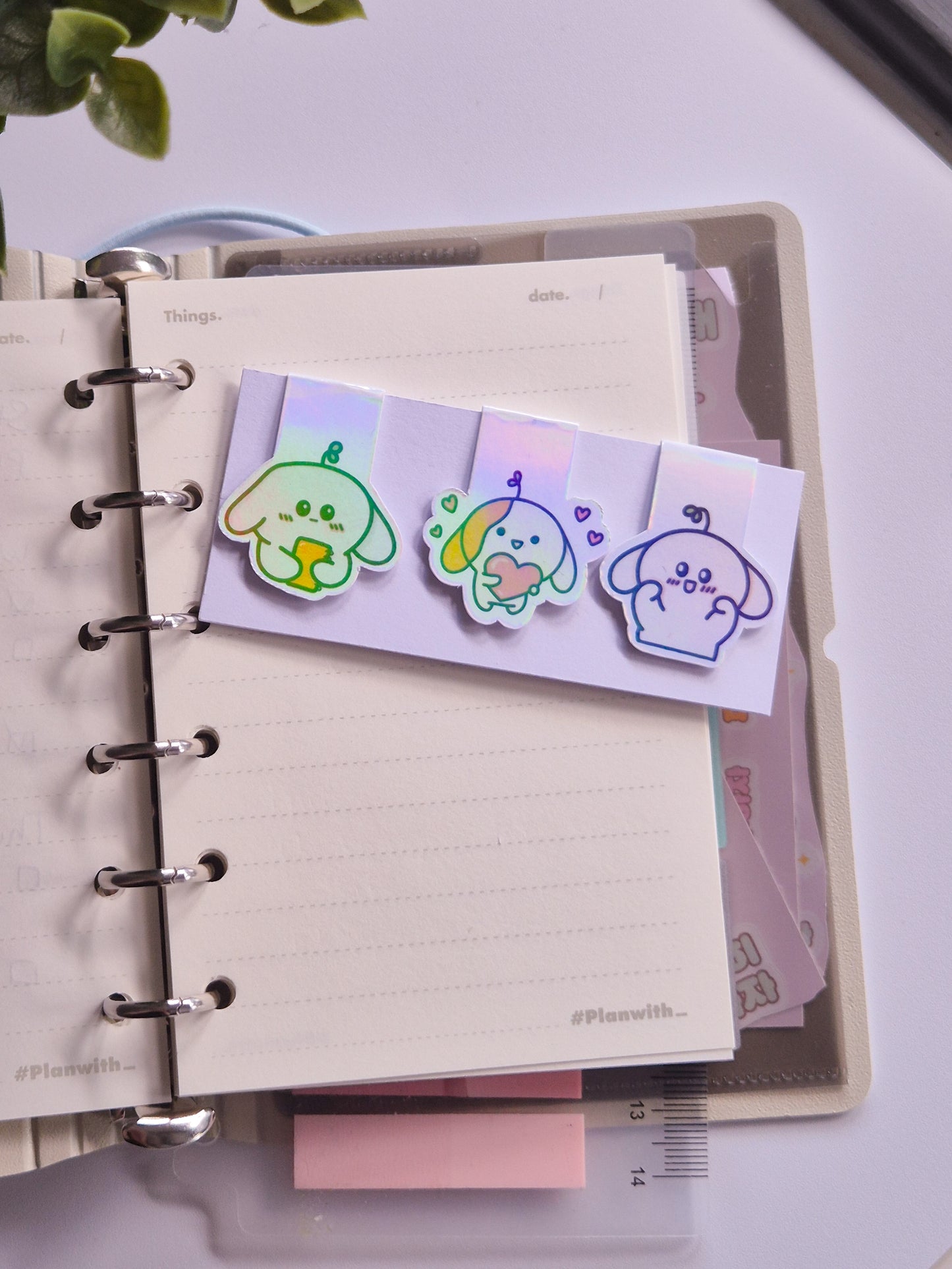 Magnetic bookmarks pack of 3