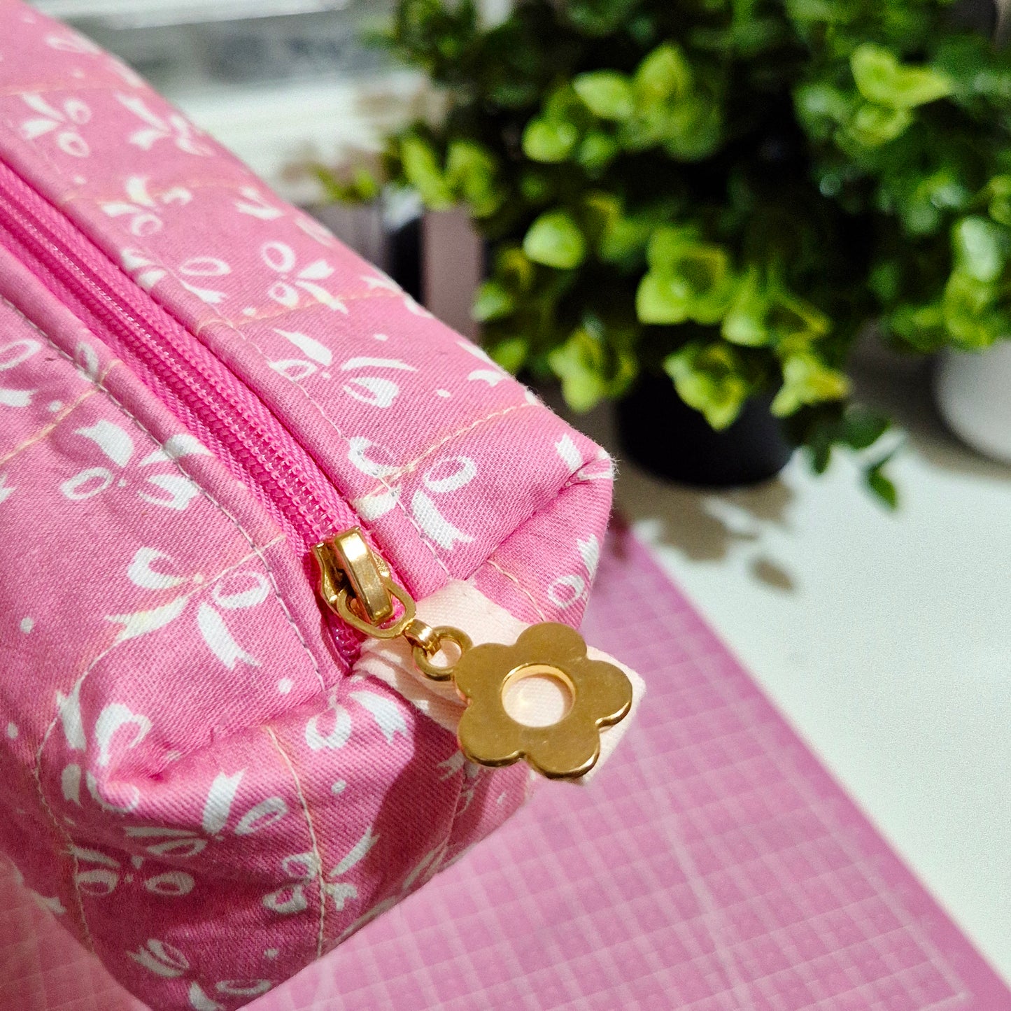 Mini Pink Makeup Bag