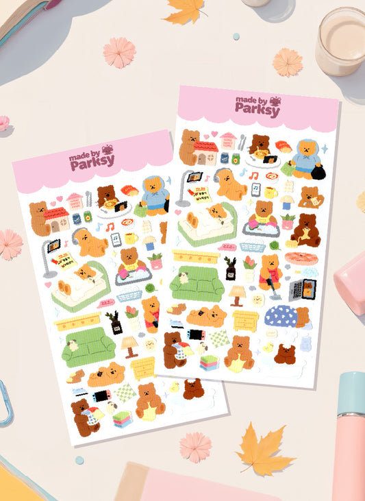 Home Reset Bears Stickers / s2