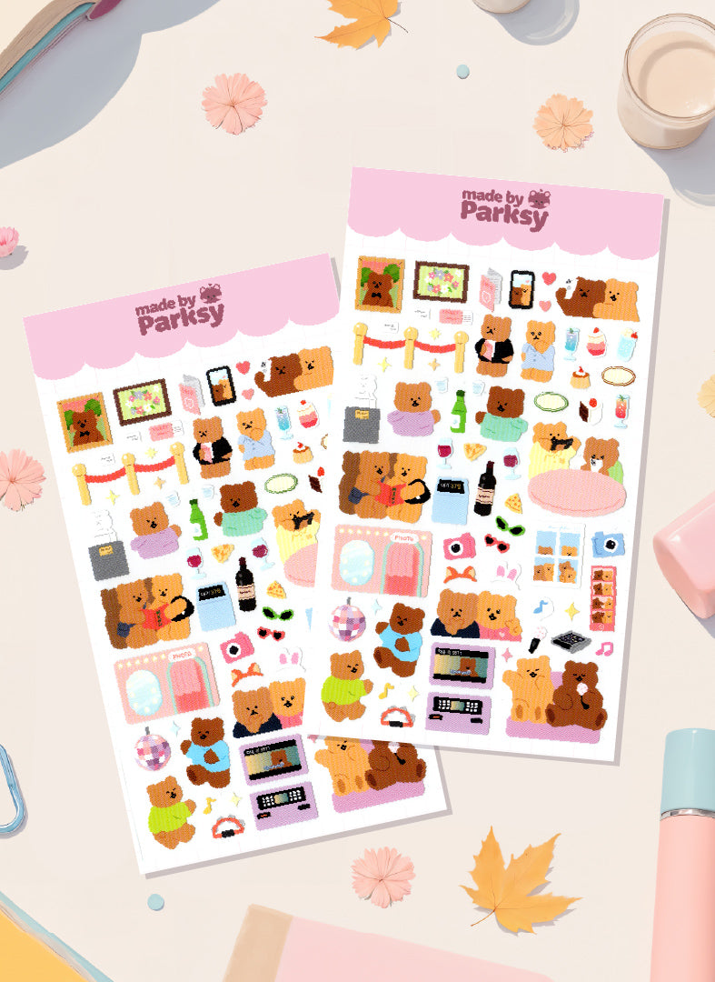 Day Out Bears Stickers / s1