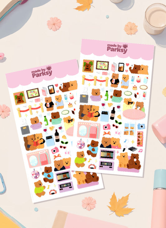 Day Out Bears Stickers / s1