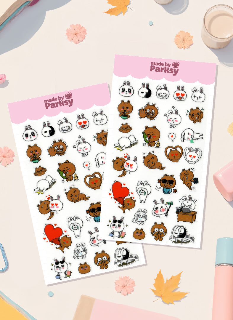 K-friends Korean Sticker Sheet  / s34